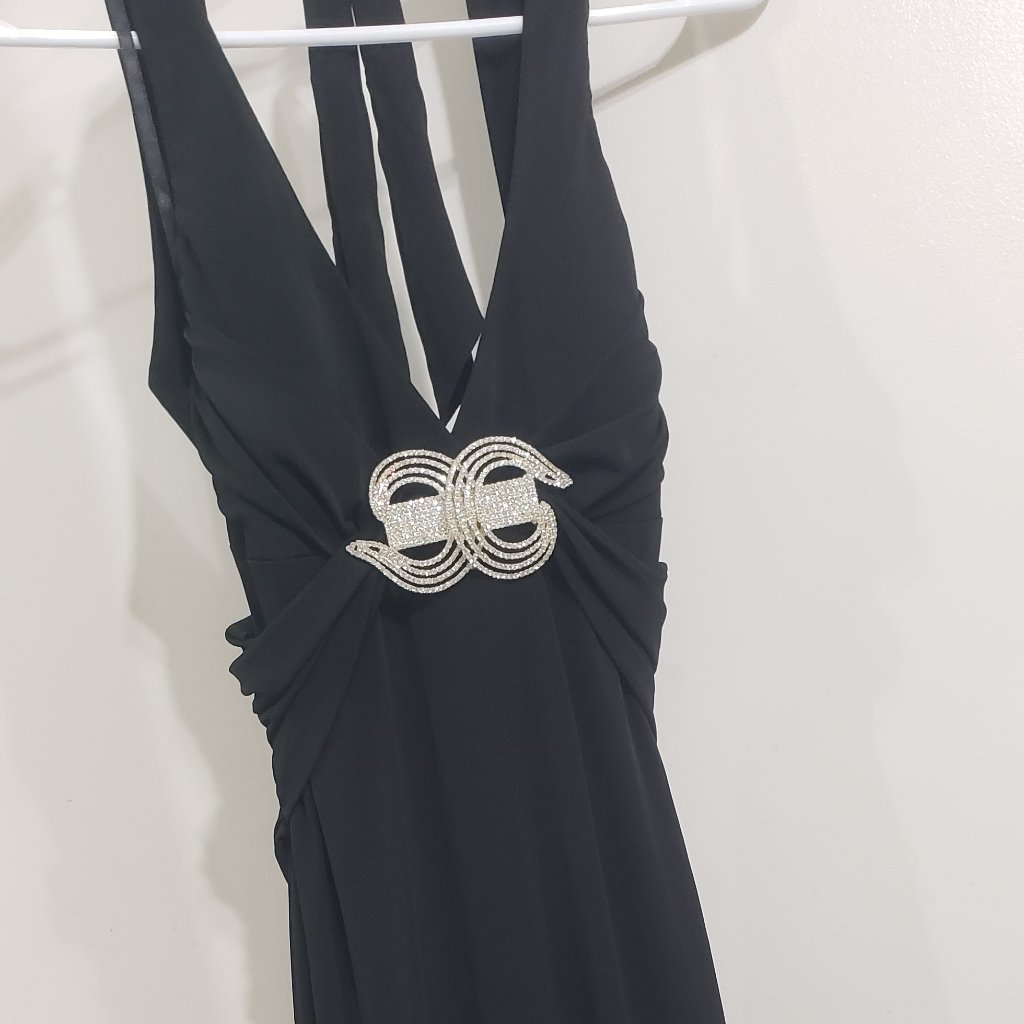 Cache Solid Black Dress